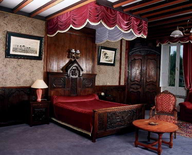 Hotel Chateau Du Val Hillion Rum bild